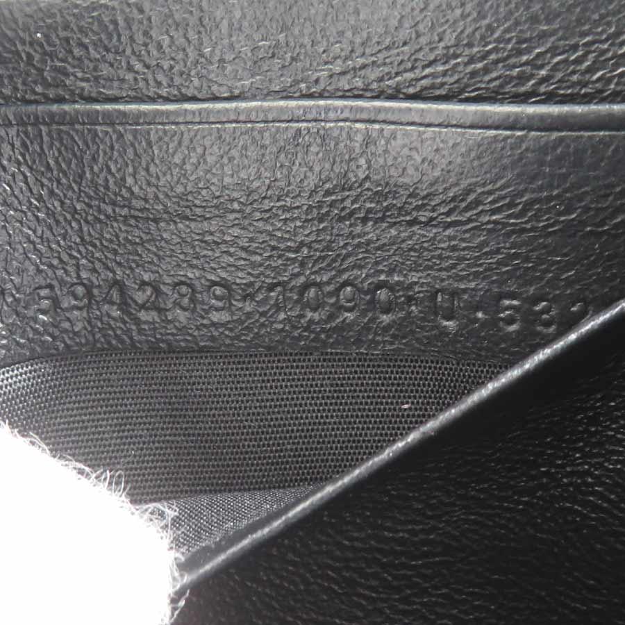 BALENCIAGA（バレンシアガ） 長財布 レザー ブラック : ブランド