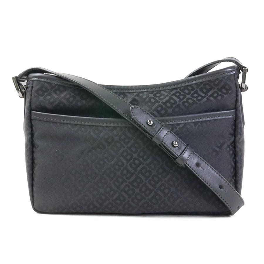 【美品】BALLY（バリー） ショルダーバッグ キャンバス×レザー Bally（バリー） ショルダーバッグ ナイロンキャンバス/レザー
