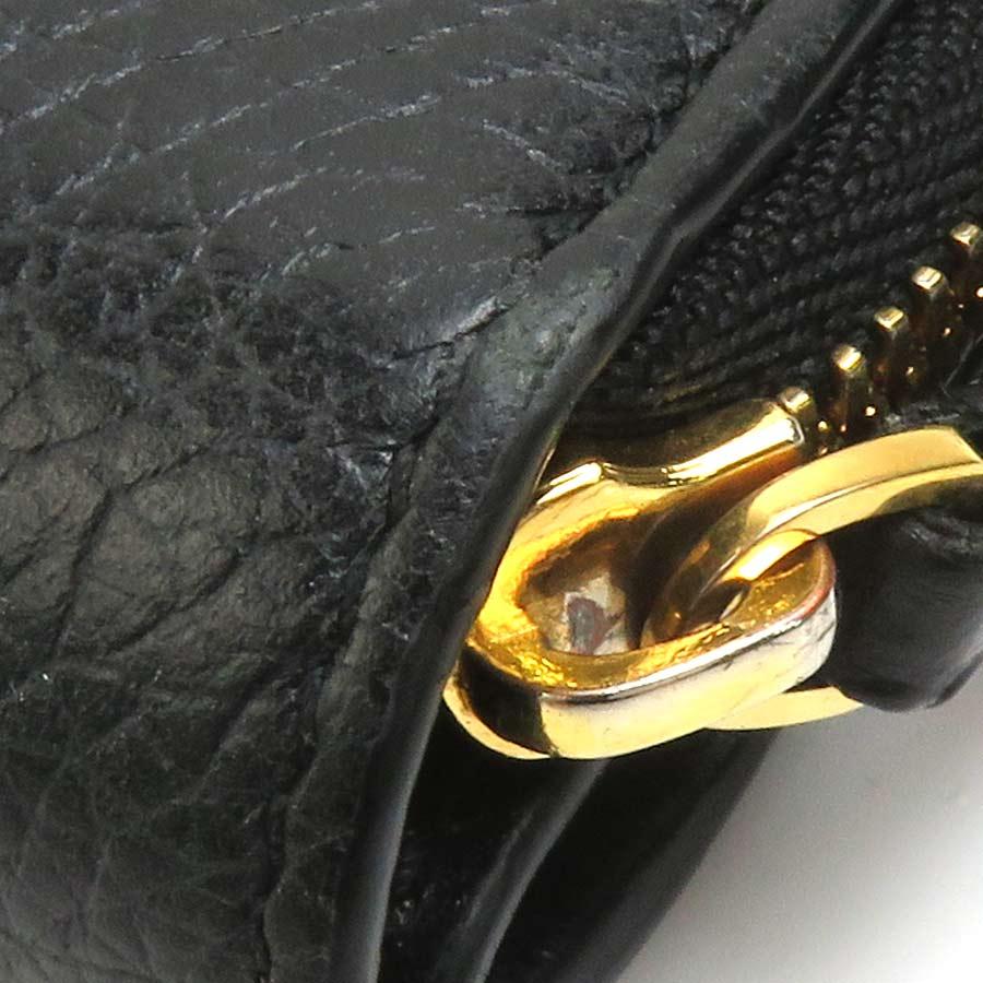 BALENCIAGA（バレンシアガ） 二つ折り財布 レザー ブラック : ブランド