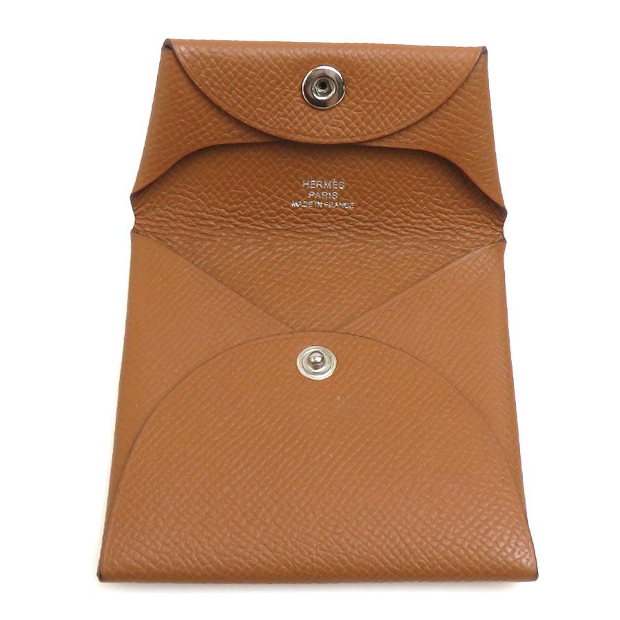 HERMESバスティア　ヴォーエプソンゴールド HERMES（エルメス） コインケース バスティア ヴォーエプソン ゴールド
