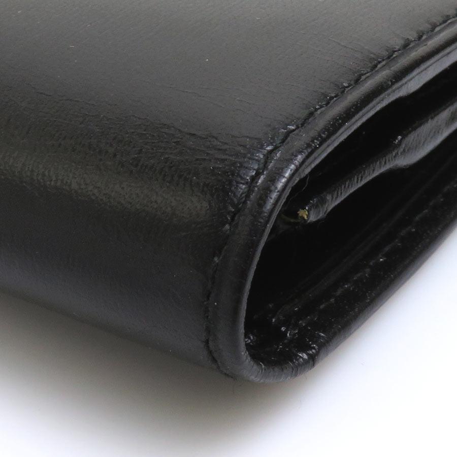 Cartier（カルティエ） 二つ折り長財布 レザー ブラック : ブランド