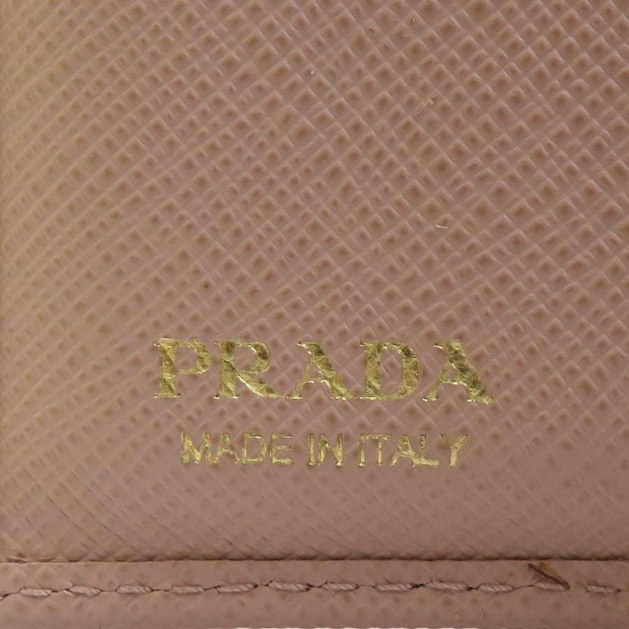 PRADA（プラダ） 三つ折り財布 レザー ベージュ : ブランドバリュー