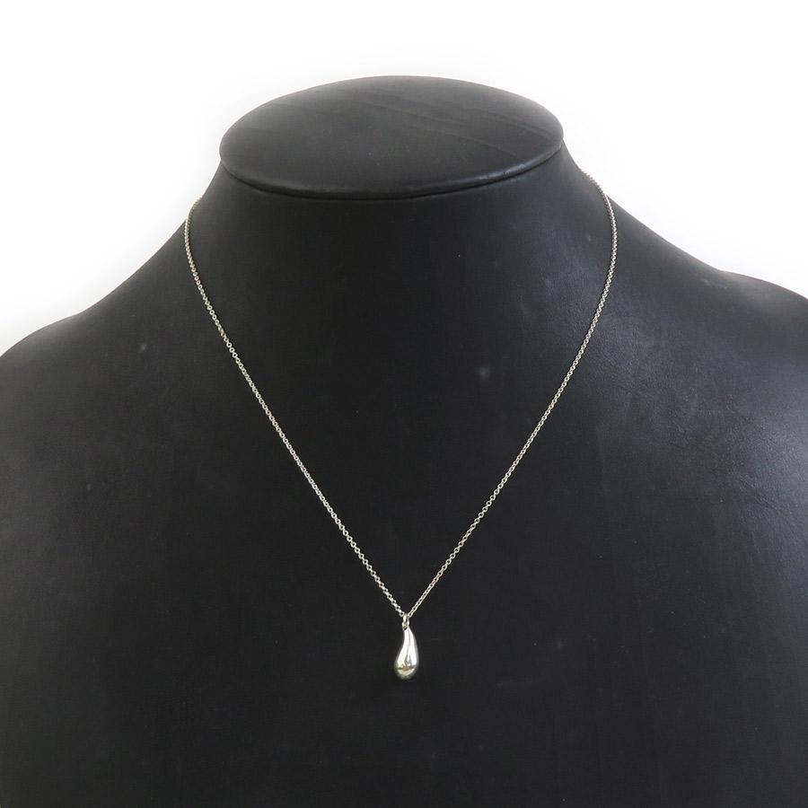 美品　ティファニー　ティアドロップ　ネックレス　シルバー　925 TIFFANY&Co.（ティファニー） ネックレス ティアドロップ ネックレス