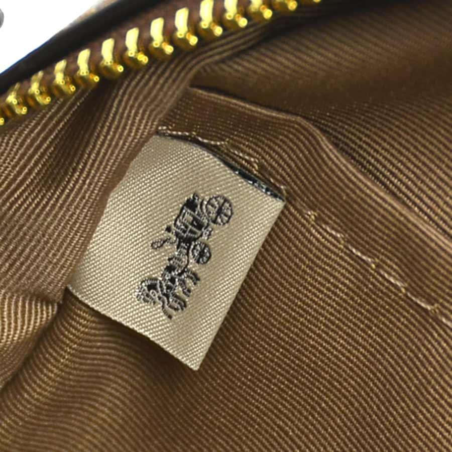 COACH（コーチ） ショルダーバッグ シグネチャー レザー ブラウン