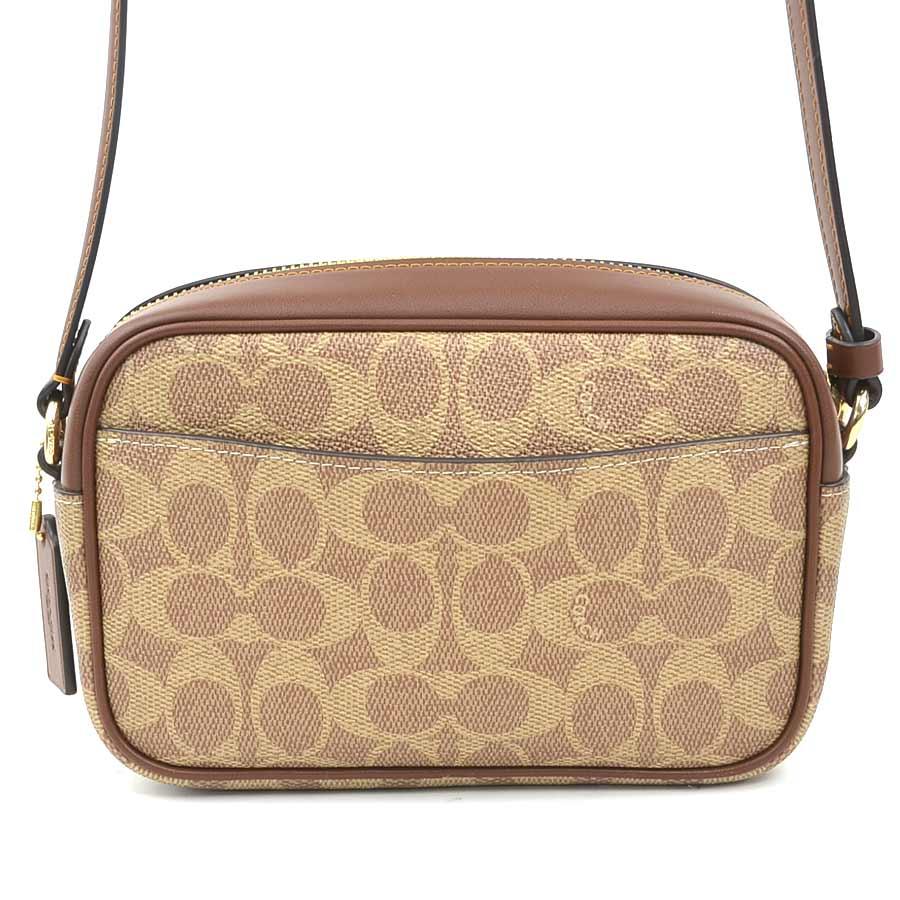 COACH（コーチ） ショルダーバッグ シグネチャー レザー ブラウン