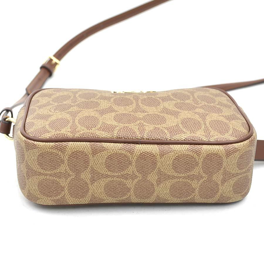 COACH（コーチ） ショルダーバッグ シグネチャー レザー ブラウン