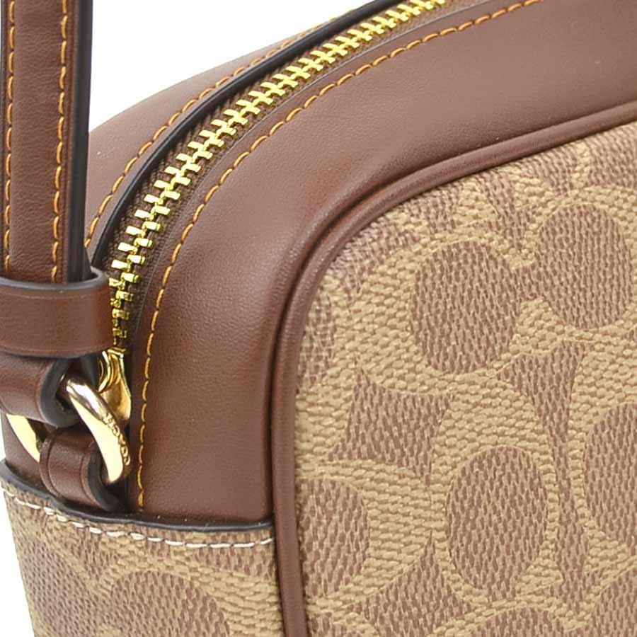 COACH（コーチ） ショルダーバッグ シグネチャー レザー ブラウン