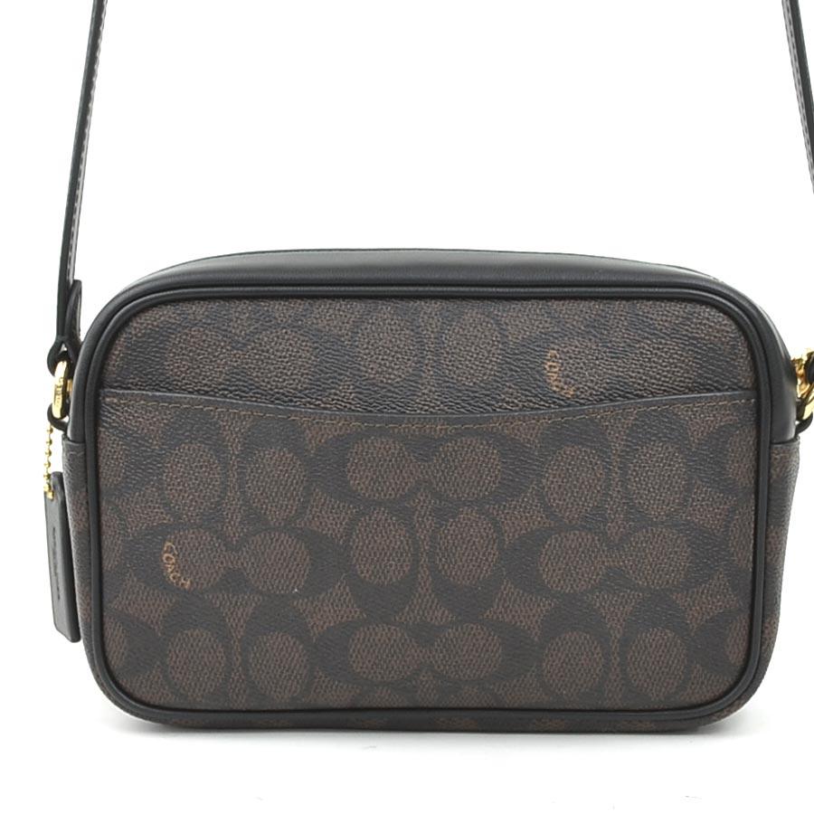 COACH（コーチ） ショルダーバッグ シグネチャー レザー ブラック