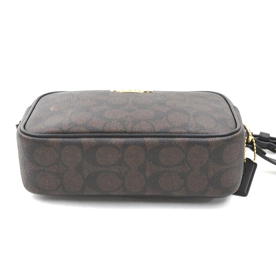 COACH（コーチ） ショルダーバッグ シグネチャー レザー ブラック