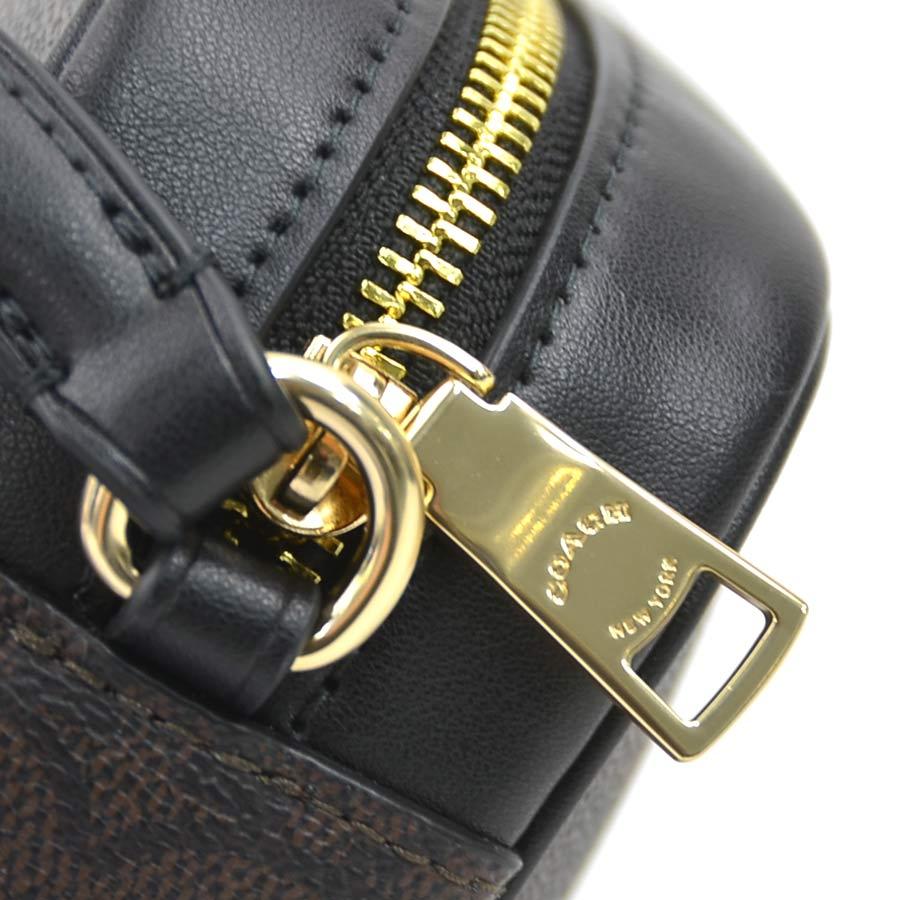 COACH（コーチ） ショルダーバッグ シグネチャー レザー ブラック
