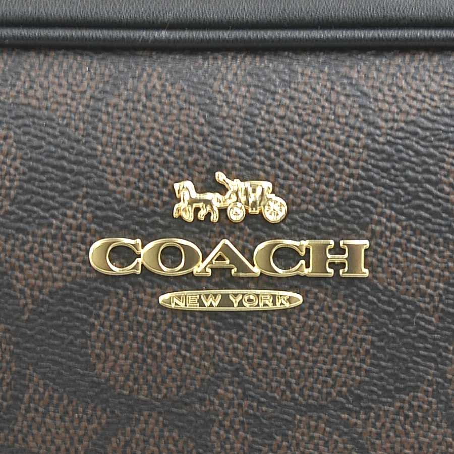COACH（コーチ） ショルダーバッグ シグネチャー レザー ブラック