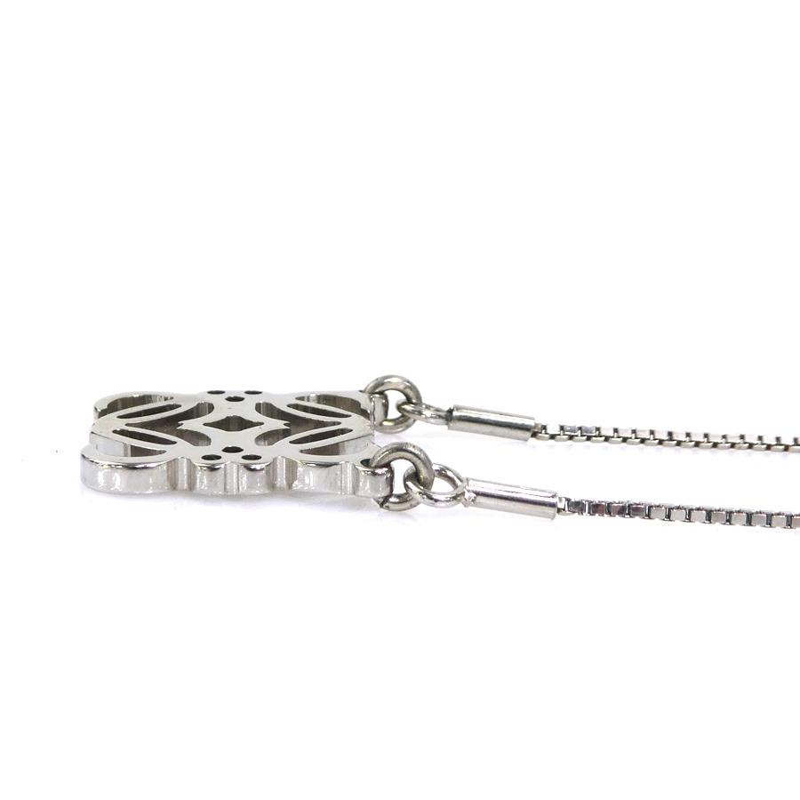 【極美品】ロエベ　アナグラム　チェーン　ネックレス　シルバー　アクセ　1331 LOEWE（ロエベ） ネックレス アナグラム メタル シルバー : ブランド