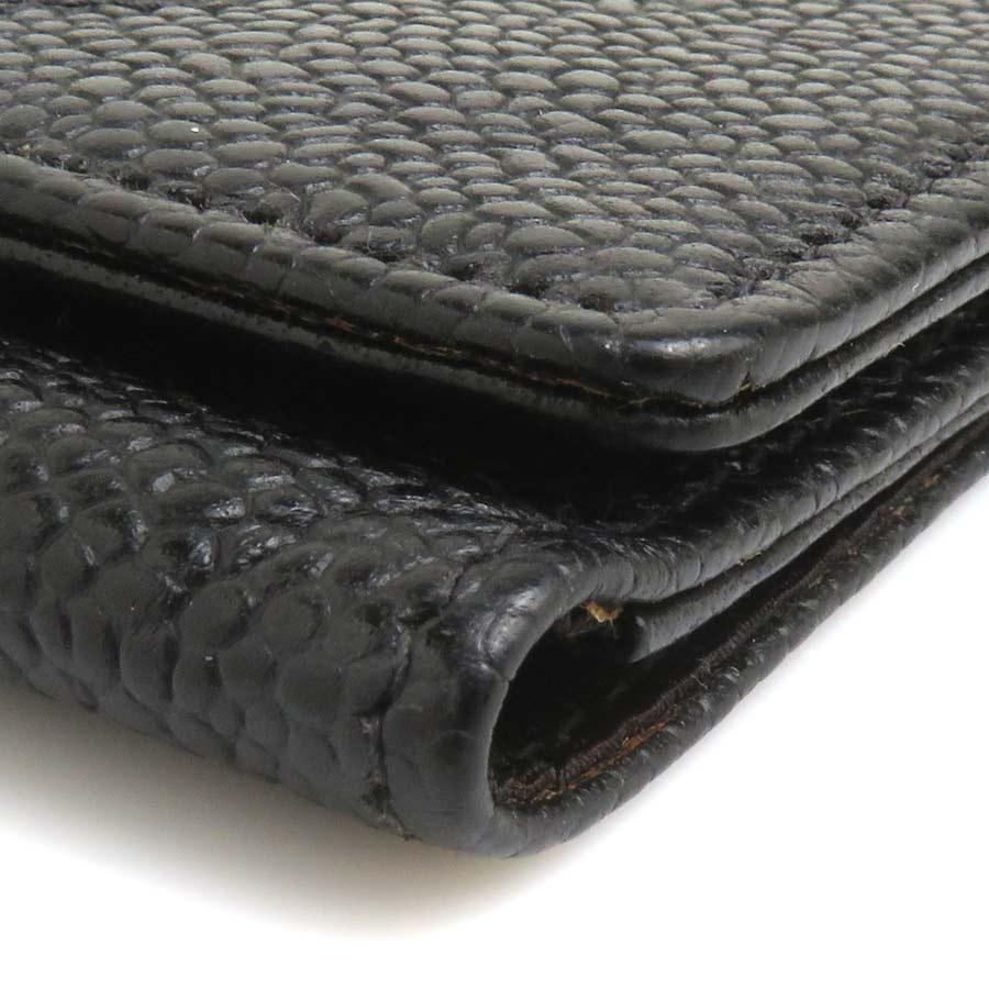 CHANEL（シャネル） キーケース キャビアスキンレザー ブラック