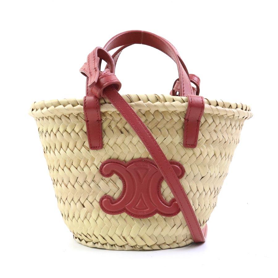 CELINE セリーヌ　トリオンフ パニエ　カゴバッグ CELINE（セリーヌ） ショルダーバッグ カゴバッグ ミニトリオンフ