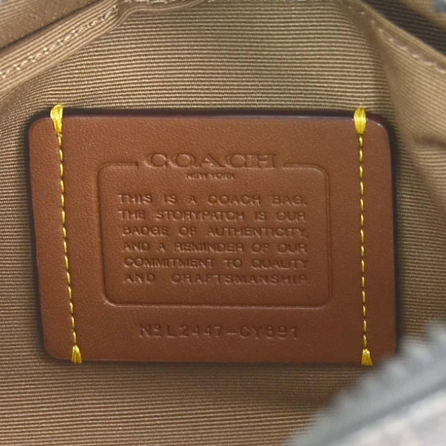 COACH（コーチ） ショルダーバッグ シグネチャー レザー ブラウン