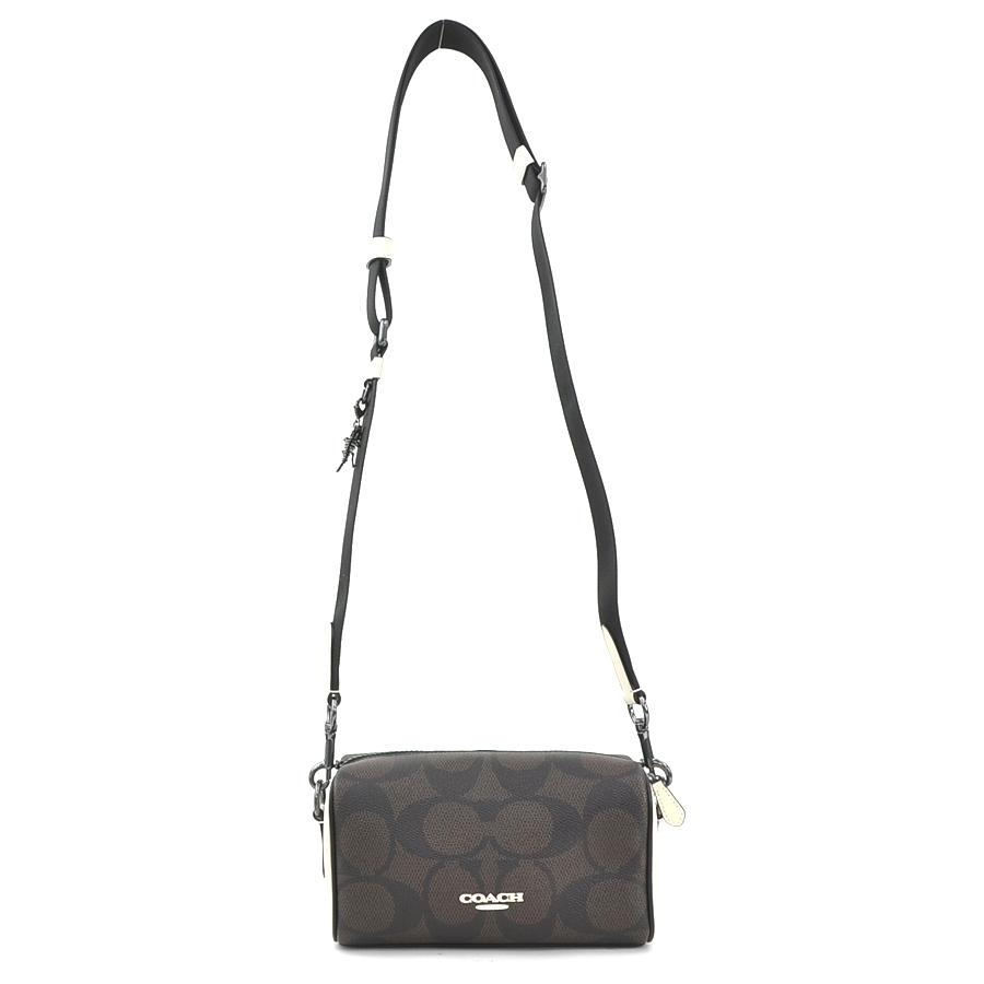 COACH（コーチ） ショルダーバッグ シグネチャー レザー ブラウン