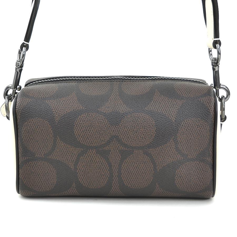 COACH（コーチ） ショルダーバッグ シグネチャー レザー ブラウン