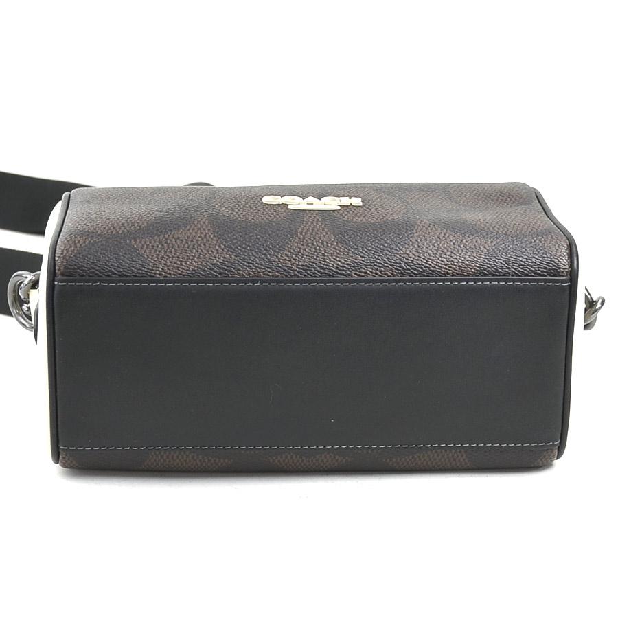 COACH（コーチ） ショルダーバッグ シグネチャー レザー ブラウン