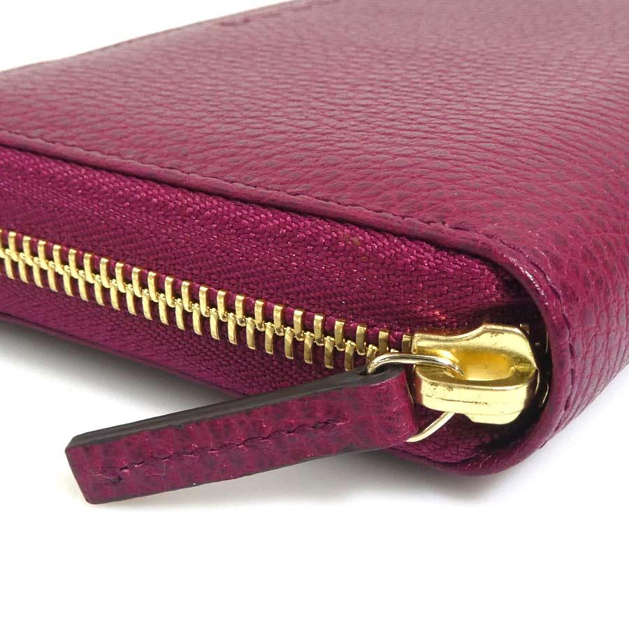 GUCCI（グッチ） 二つ折り財布 レザー ワインレッド : ブランド
