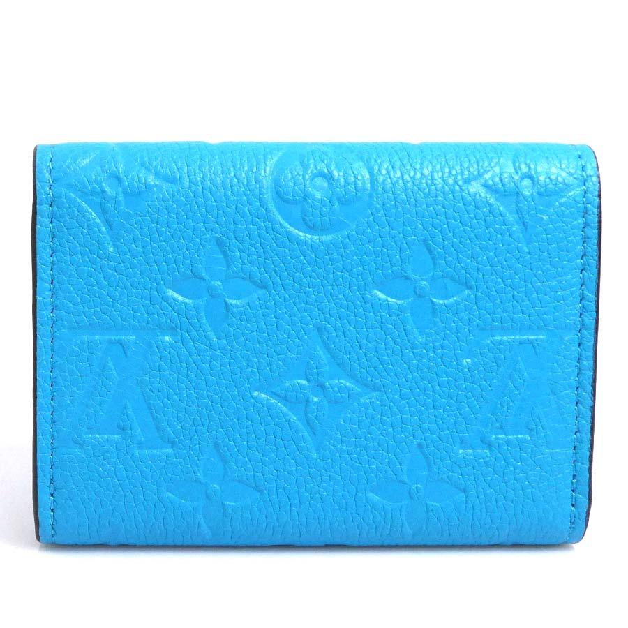 ルイヴィトン ポルトモネ ロザリ ミニ財布 ブルー LOUIS VUITTON（ルイ・ヴィトン） ルイ ヴィトン コインケース
