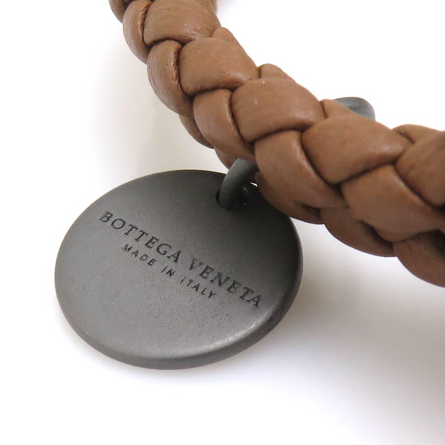 ボッテガヴェネタ BOTTEGAVENETA ブレスレット レザー ブラウン 