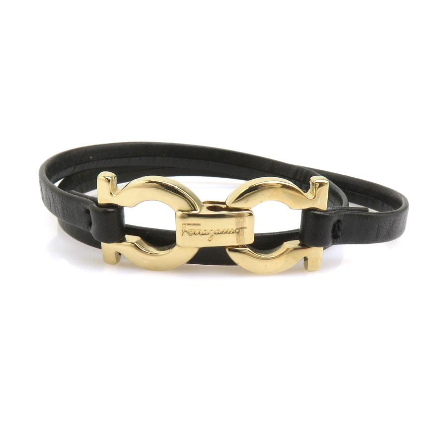 ！極美品！　フェラガモ　ブレスレット　ガンチーニ　ゴールド　105 サルヴァトーレフェラガモ Salvatore Ferragamo ブレスレット