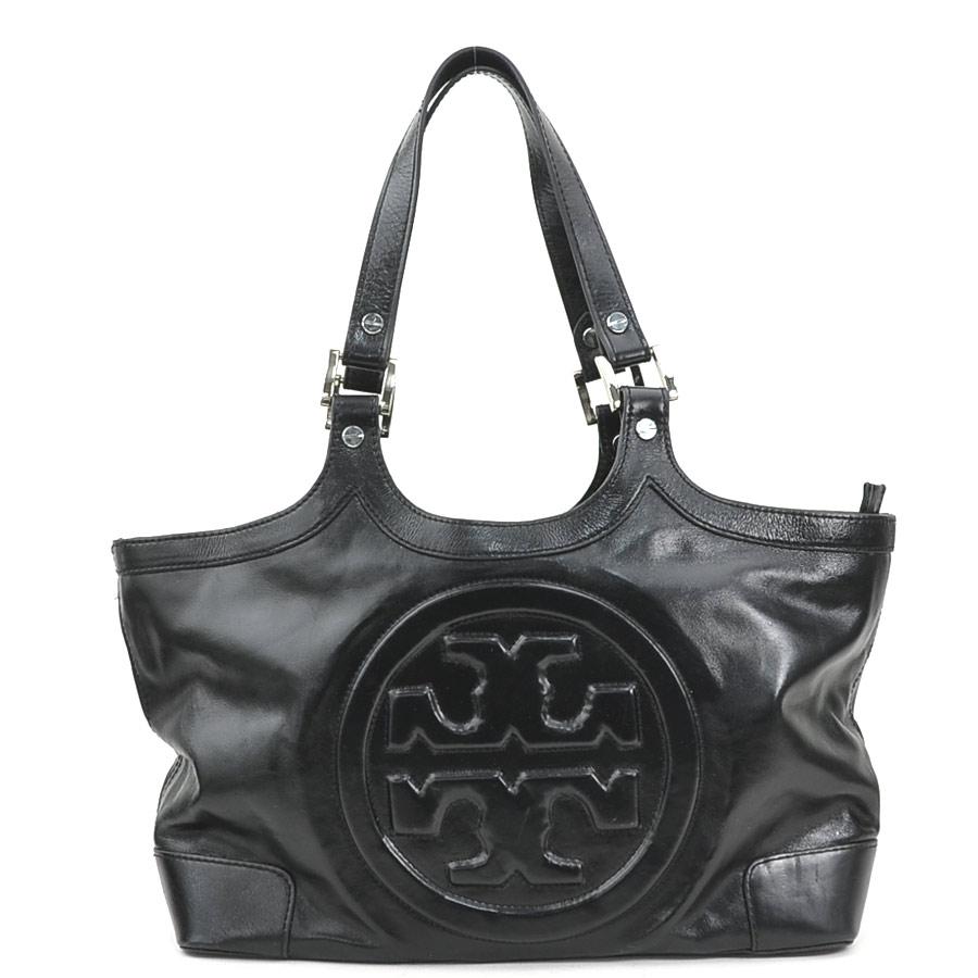 【美品】トリーバーチ　Tory Burch ハンドバック　レザー TORY BURCH（トリーバーチ） ハンドバッグ レザー ブラック : ブランド