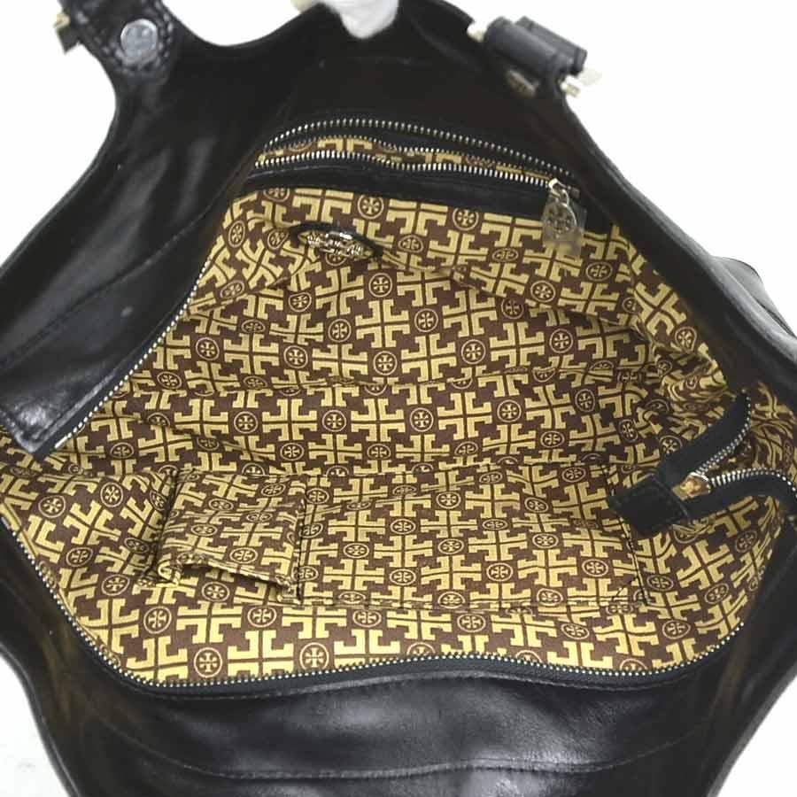 TORY BURCH（トリーバーチ） ハンドバッグ レザー ブラック : ブランド