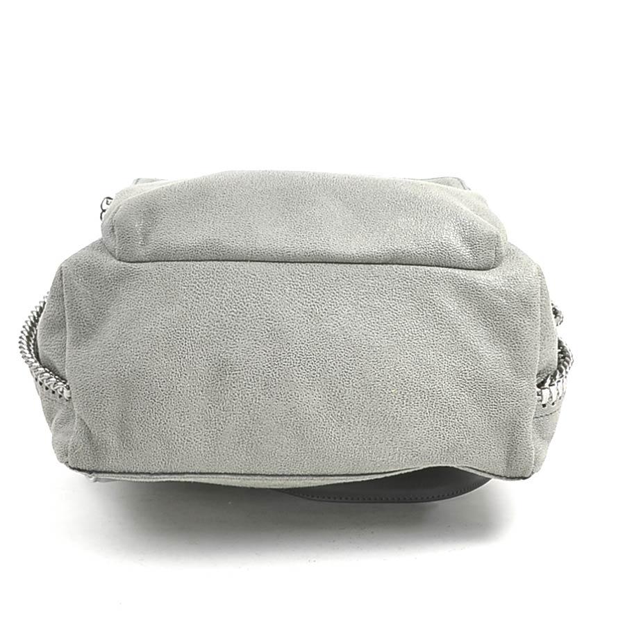 美品　ステラマッカートニー バックパック リュック　モノグラム グレー　レア ステラマッカートニー Stella McCartney リュック ファラベラ フェイク