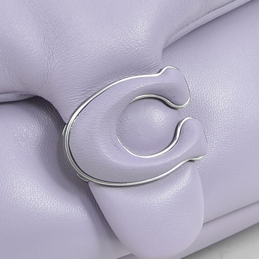 COACH（コーチ） ハンドバッグ ショルダーバッグ レザー パープル