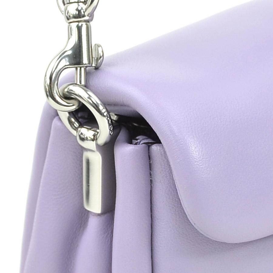良品 COACH ハンドバッグ レザー パープル 肩掛け COACH（コーチ） ハンドバッグ ショルダーバッグ レザー パープル