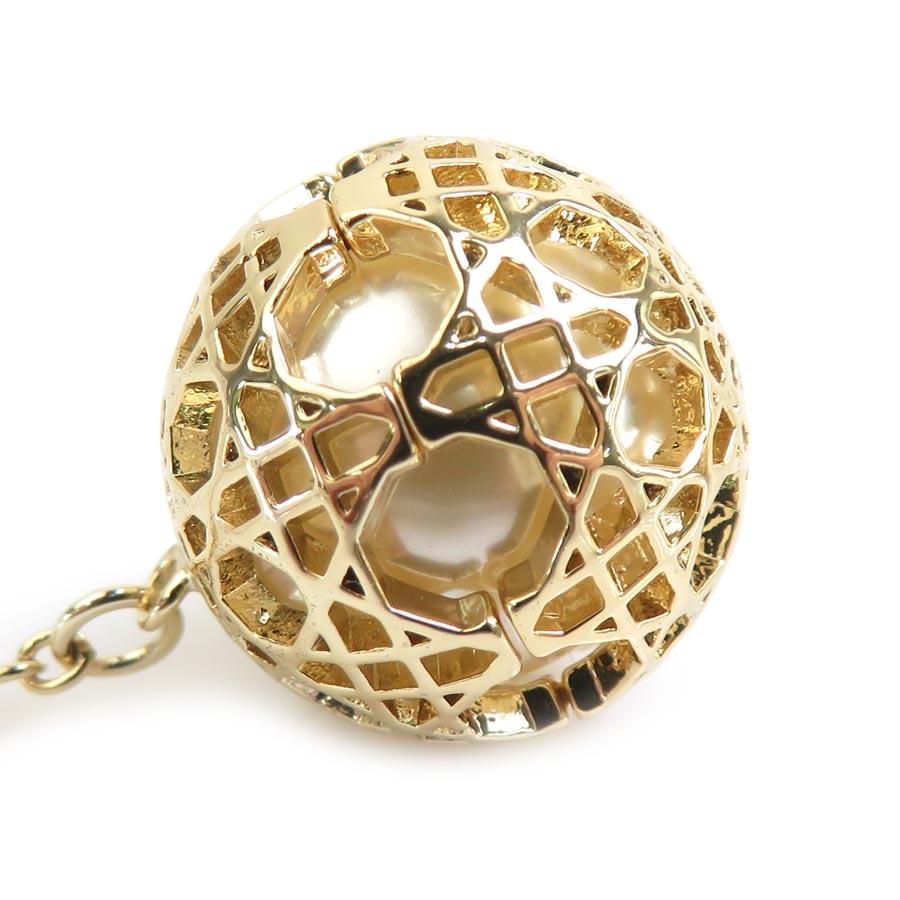 クリスチャンディオール Christian Dior ピアス メタル ゴールド