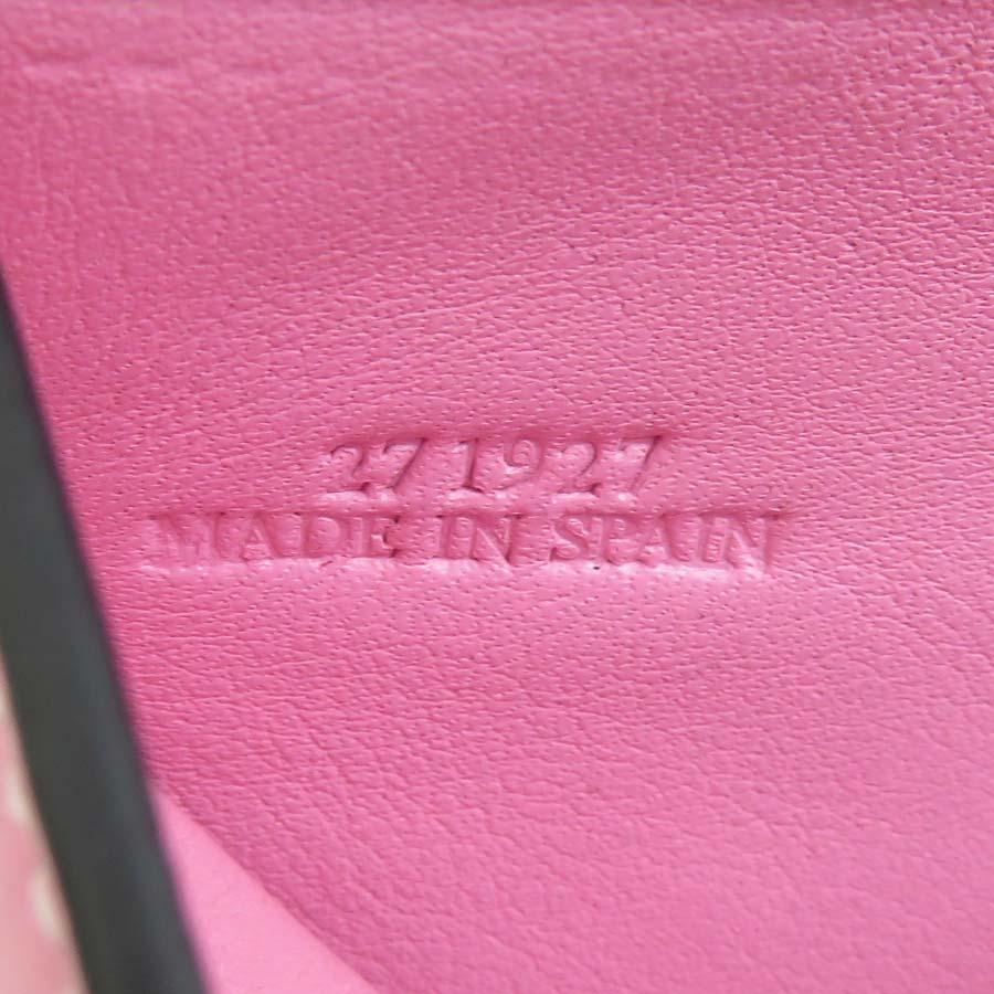 LOEWE（ロエベ） 二つ折り財布 アナグラム/コーティングレザー ピンク