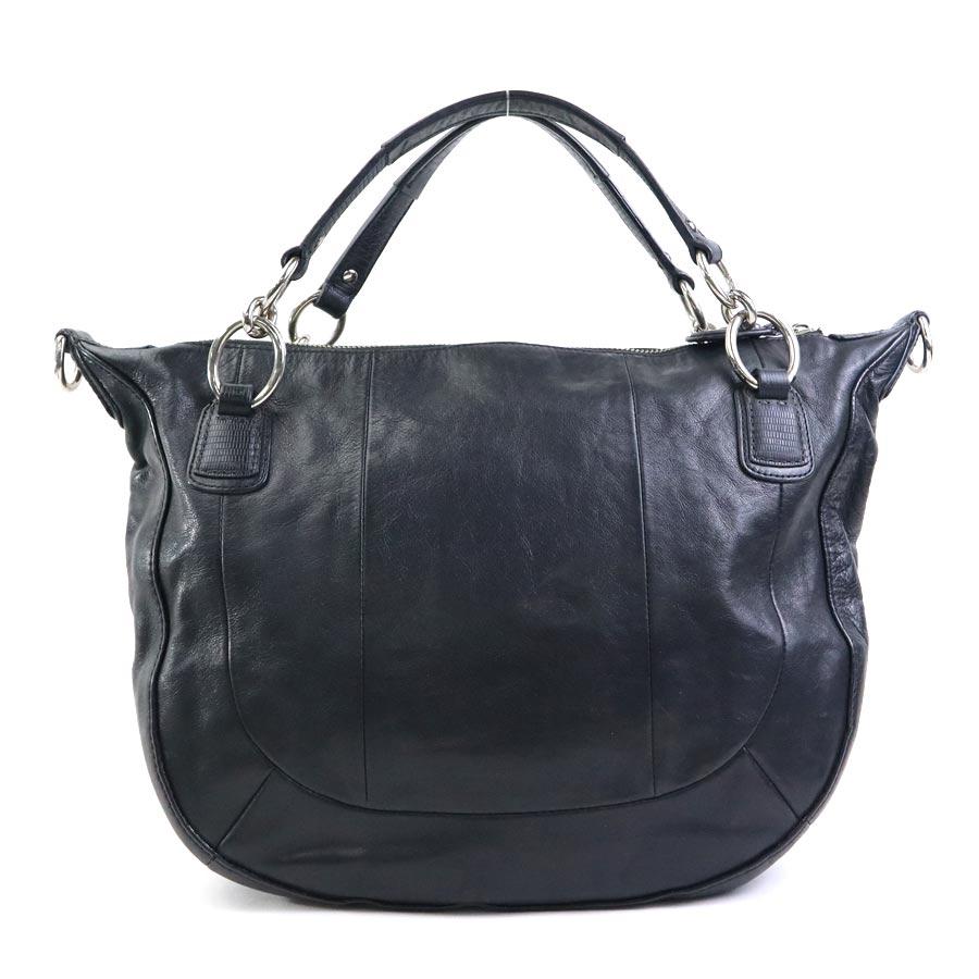 COACH（コーチ） ハンドバッグ ショルダーバッグ レザー ブラック