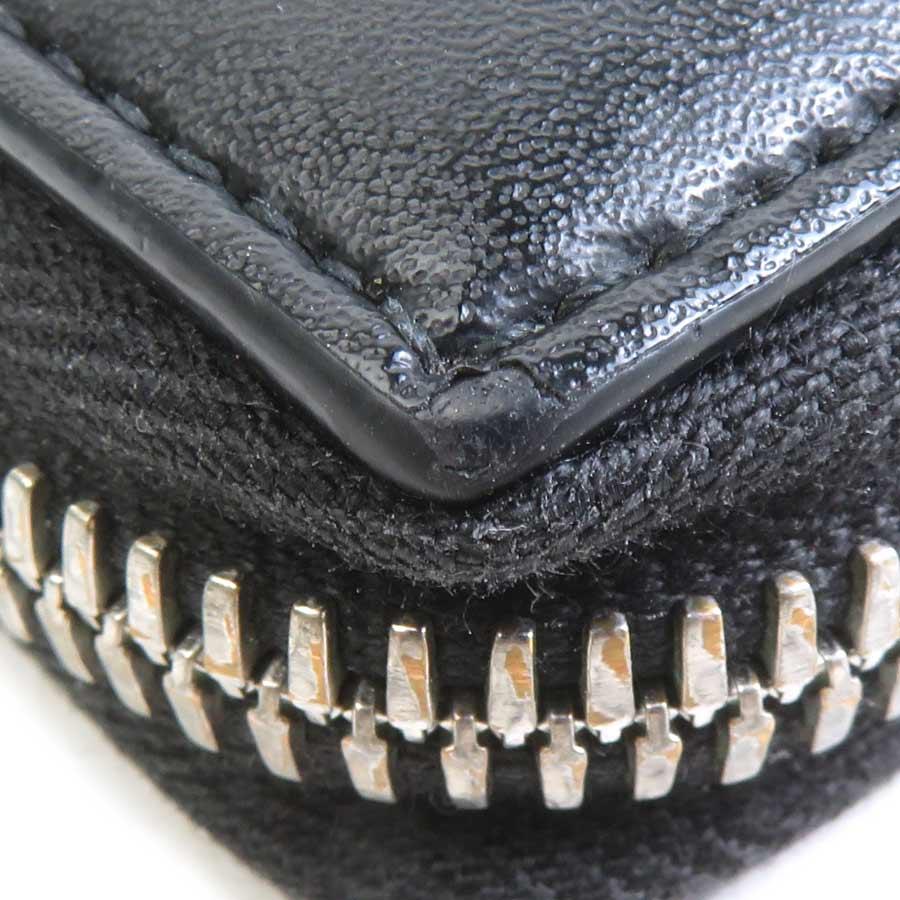 ボッテガヴェネタ BOTTEGAVENETA 二つ折り財布 レザー ブラック