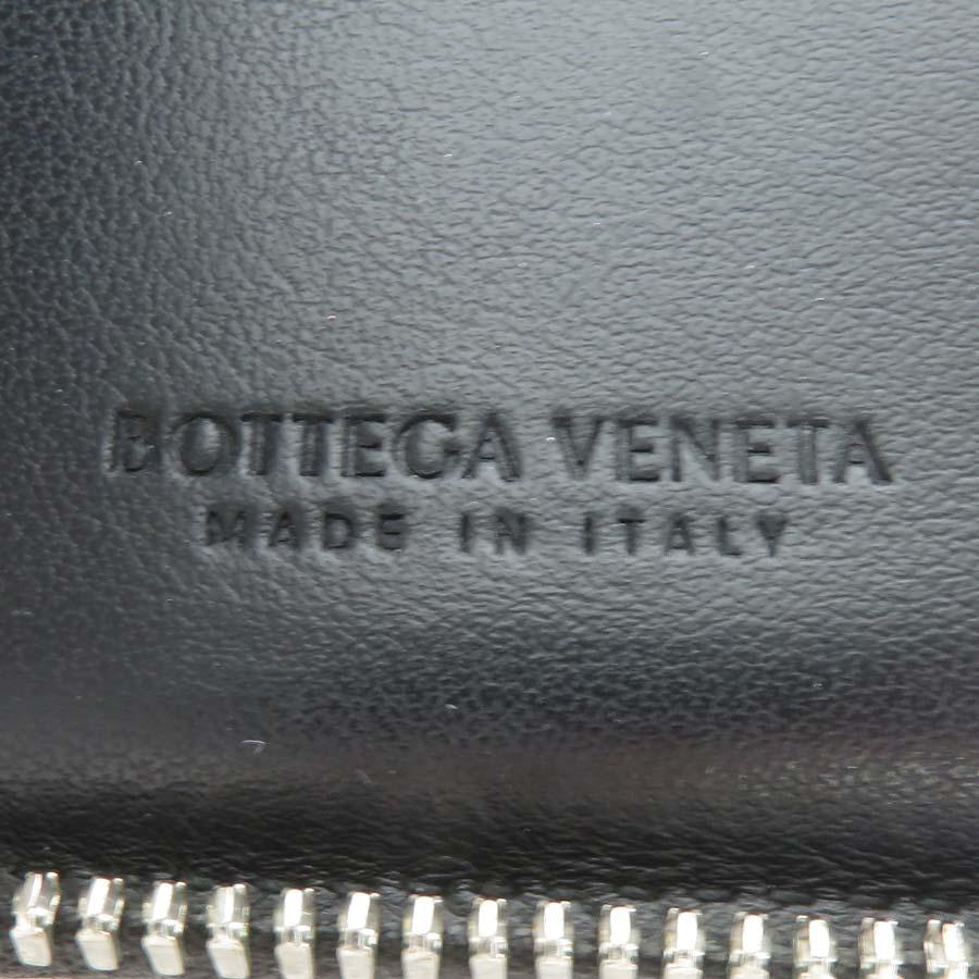 ボッテガヴェネタ BOTTEGAVENETA 二つ折り財布 レザー ブラック