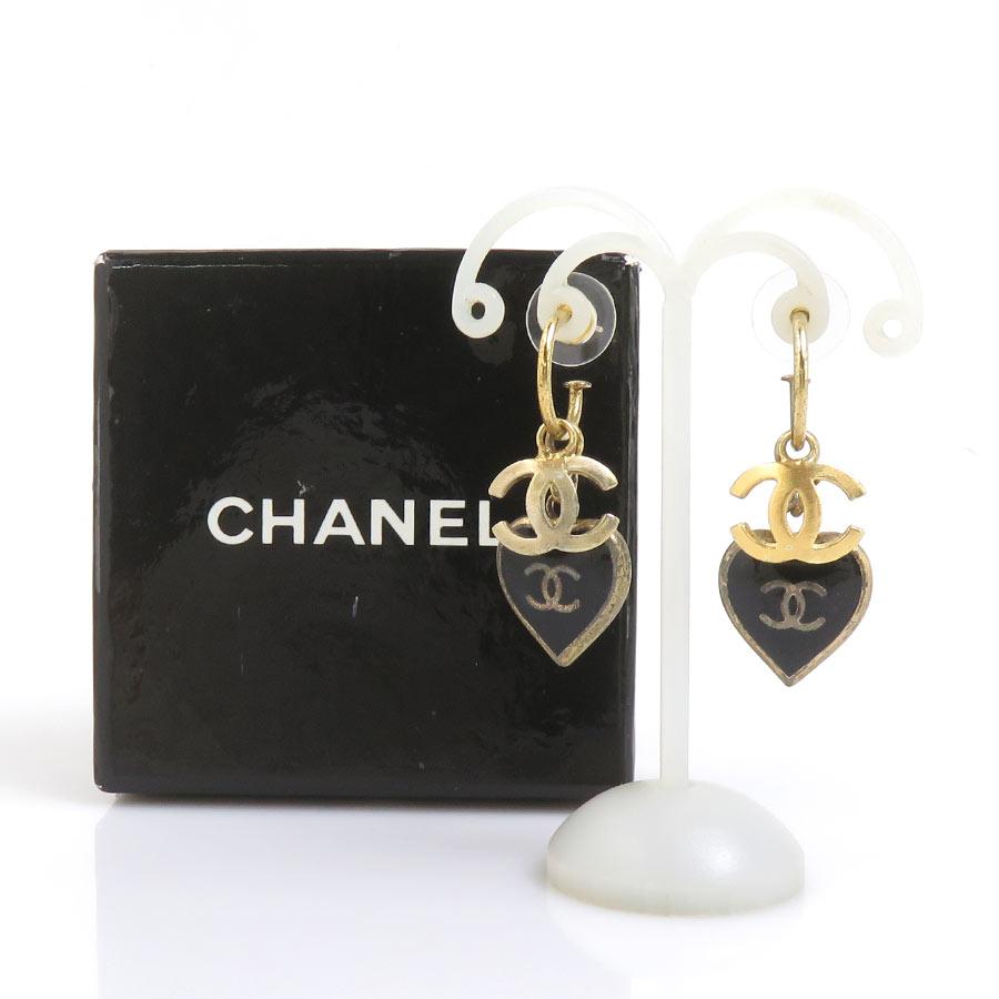CHANEL（シャネル） ピアス メタル ゴールド/ブラック : ブランド