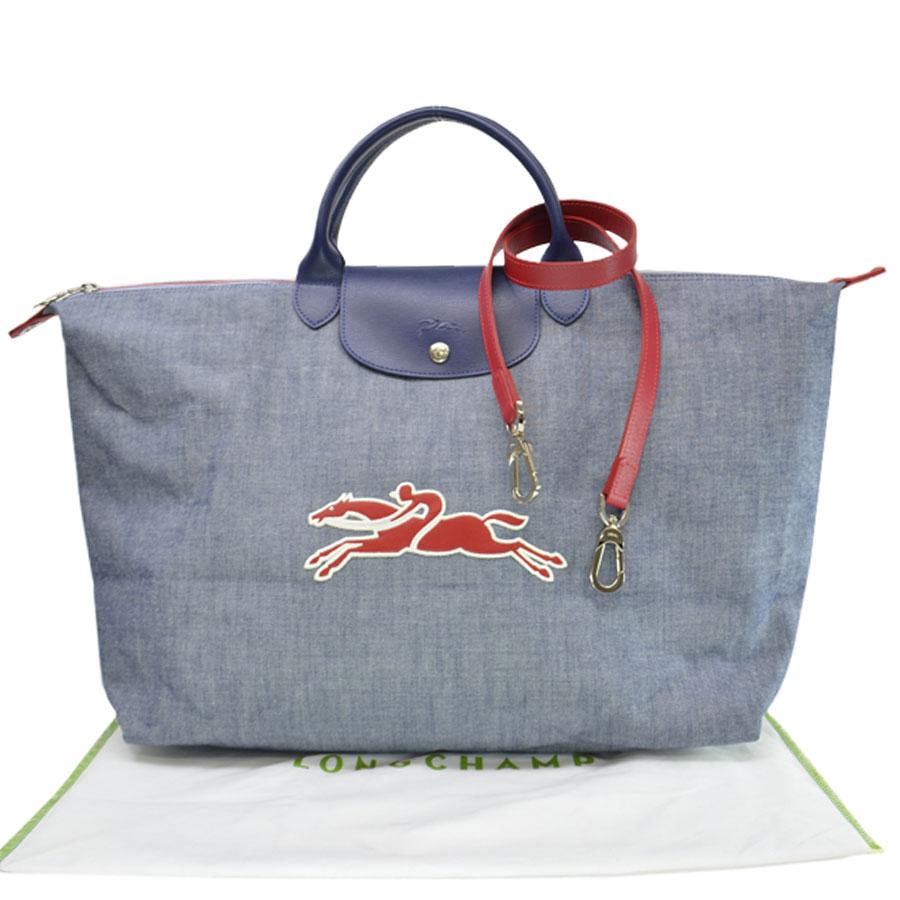 ロンシャン LONGCHAMP ハンドバッグ ショルダーバッグ 2Way レッドx