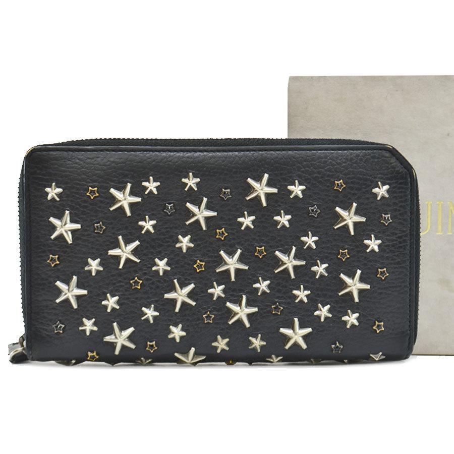 ジミーチュウ JIMMY レディースファッション CHOO 長財布 財布 スタースタッズ ブラックxシルバーxゴールド ジミーチュウ JIMMY レディースファッション CHOO 長財布 財布 スタースタッズ ブラックxシルバーxゴールド