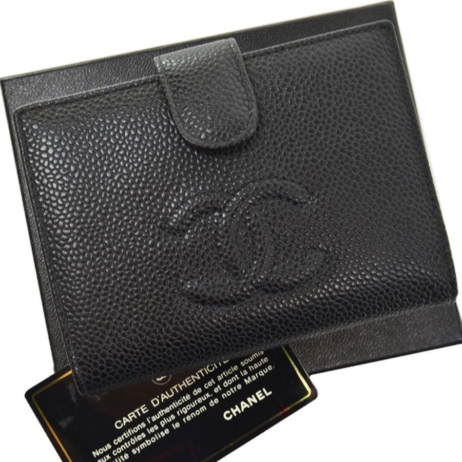 CHANEL シャネル 財布 ヴィンテージ ココマーク キャビアスキン