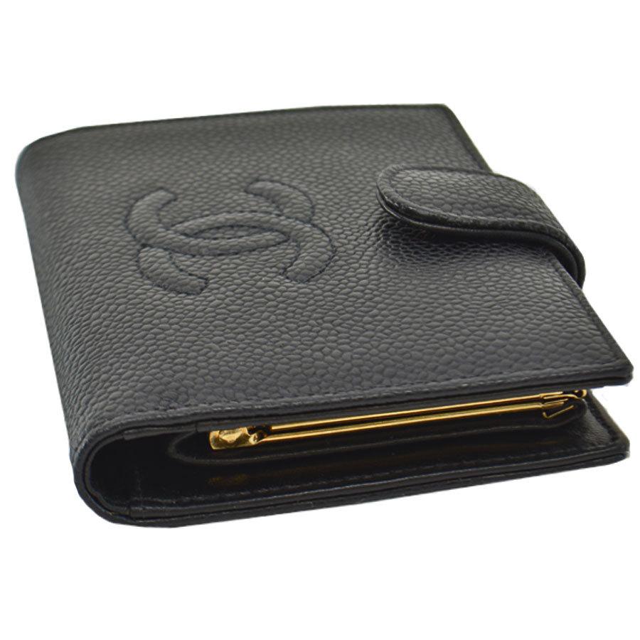 CHANEL シャネル 財布 ヴィンテージ ココマーク キャビアスキン