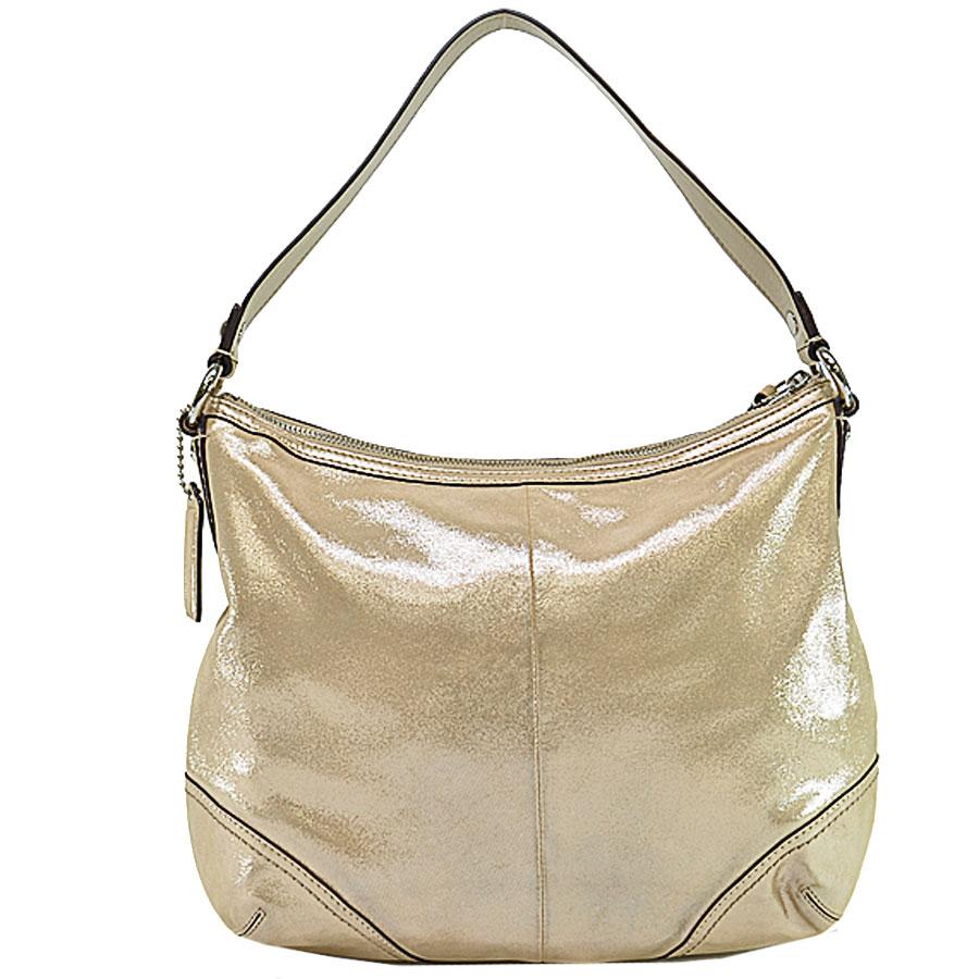 COACH（コーチ） バッグ レザー シャンパンゴールド 定番人気 