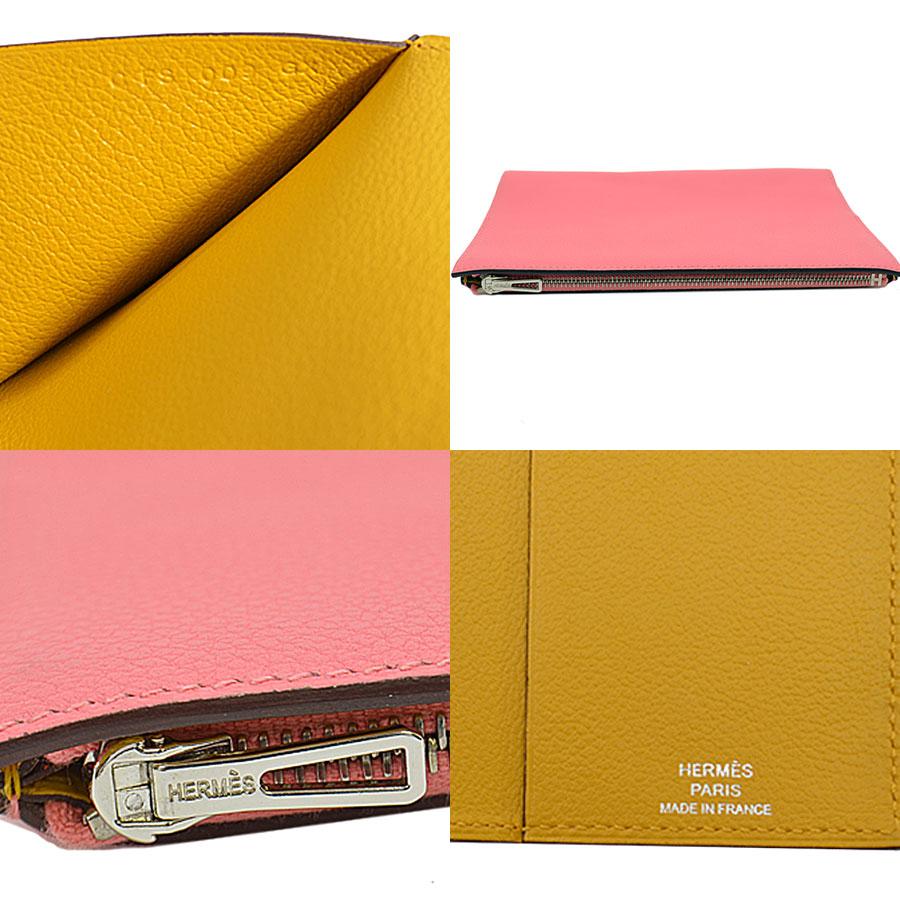 HERMES（エルメス） 手帳カバー EAジップ エバーカラー ローズアザレx