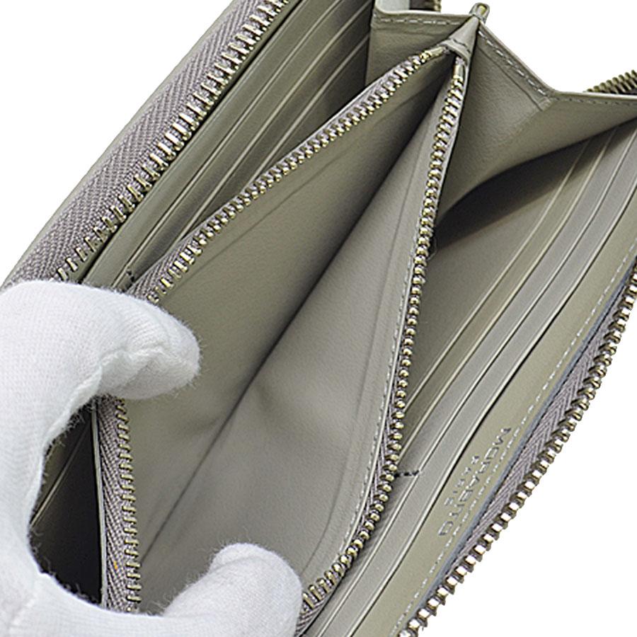 モラビト Morabito ラウンドファスナー長財布 オートグラフ PVC/レザー