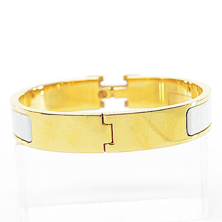 HERMES エルメス バングル クリッククラックPM 金属素材x