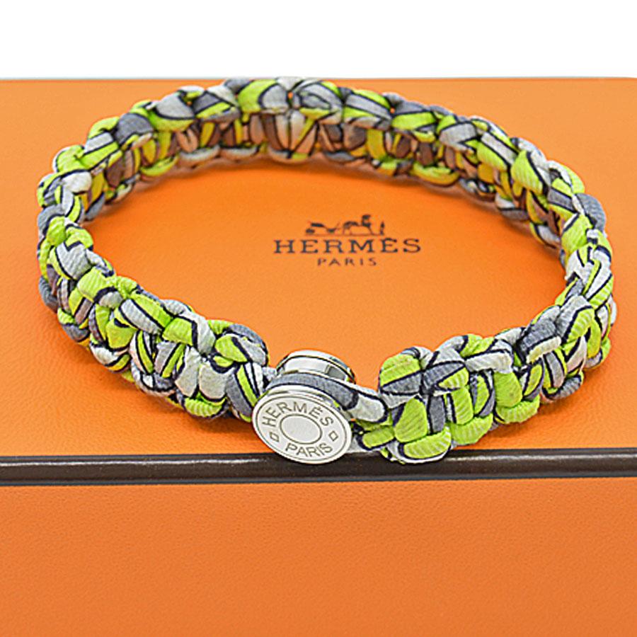 HERMES（エルメス） ブレスレット セリエボタン キッドシルク 