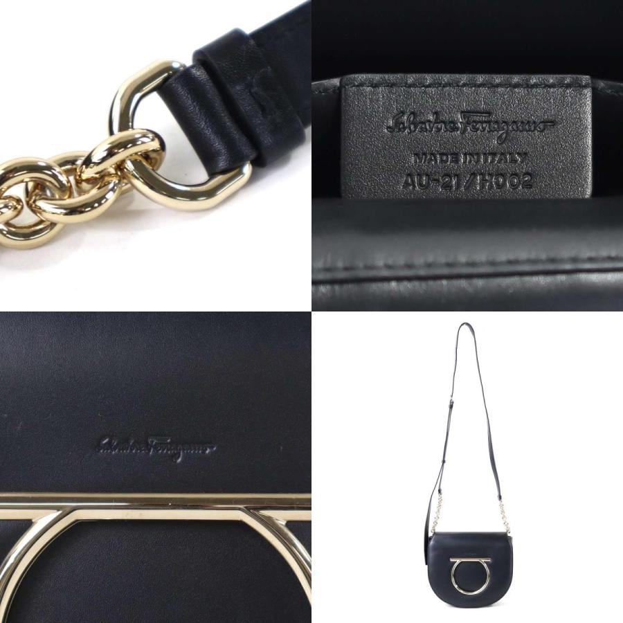 ユチャ様】フェラガモ ワンショルダー ガンチーニ 総柄 キャンバス