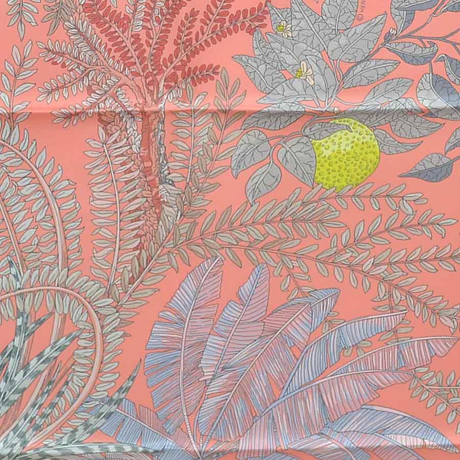 エルメス　カレドサール ＜画家の庭＞ HERMES エルメス ポンチョ カレ ドサール Wフェイス Le Jardin de