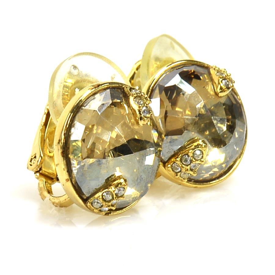 スワロフスキー SWAROVSKI イヤリング GP/クリスタル ゴールド r9558iブランドバリュー 通販 Yahoo!ショッピング