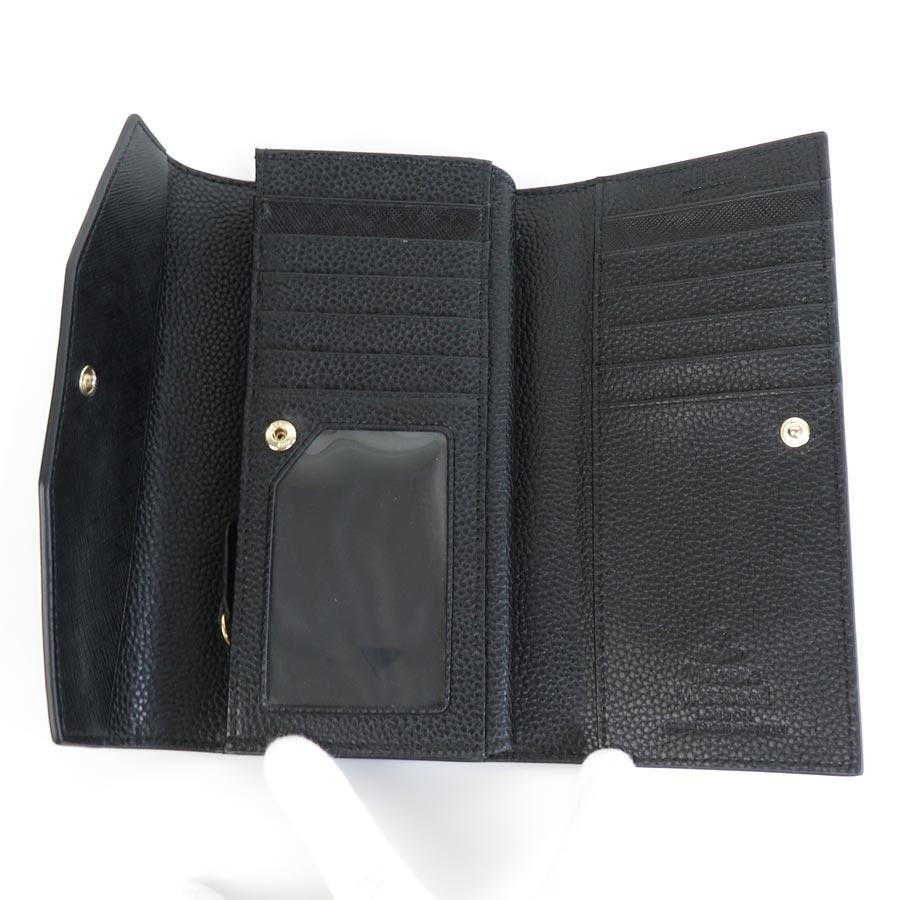 ヴィヴィアンウエストウッド Vivienne Westwood 二つ折り長財布 レザー